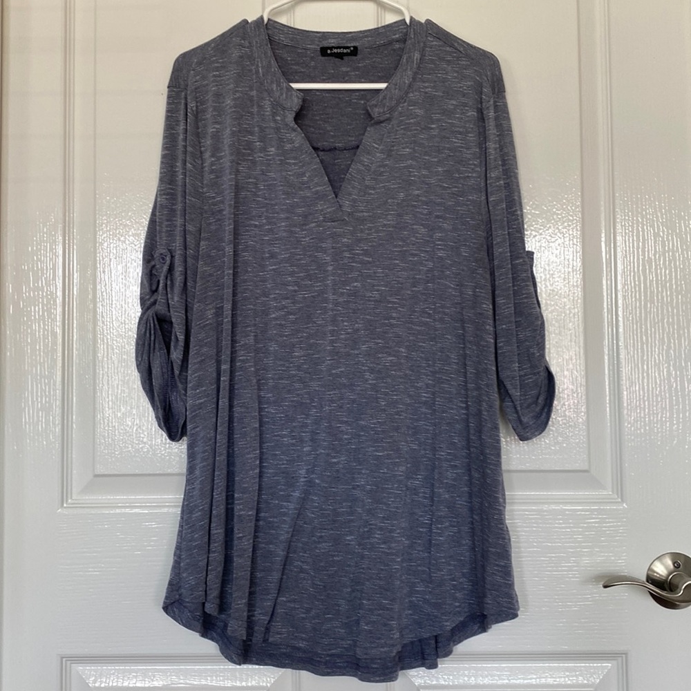 3/4 Sleeve Flared T-Shirt